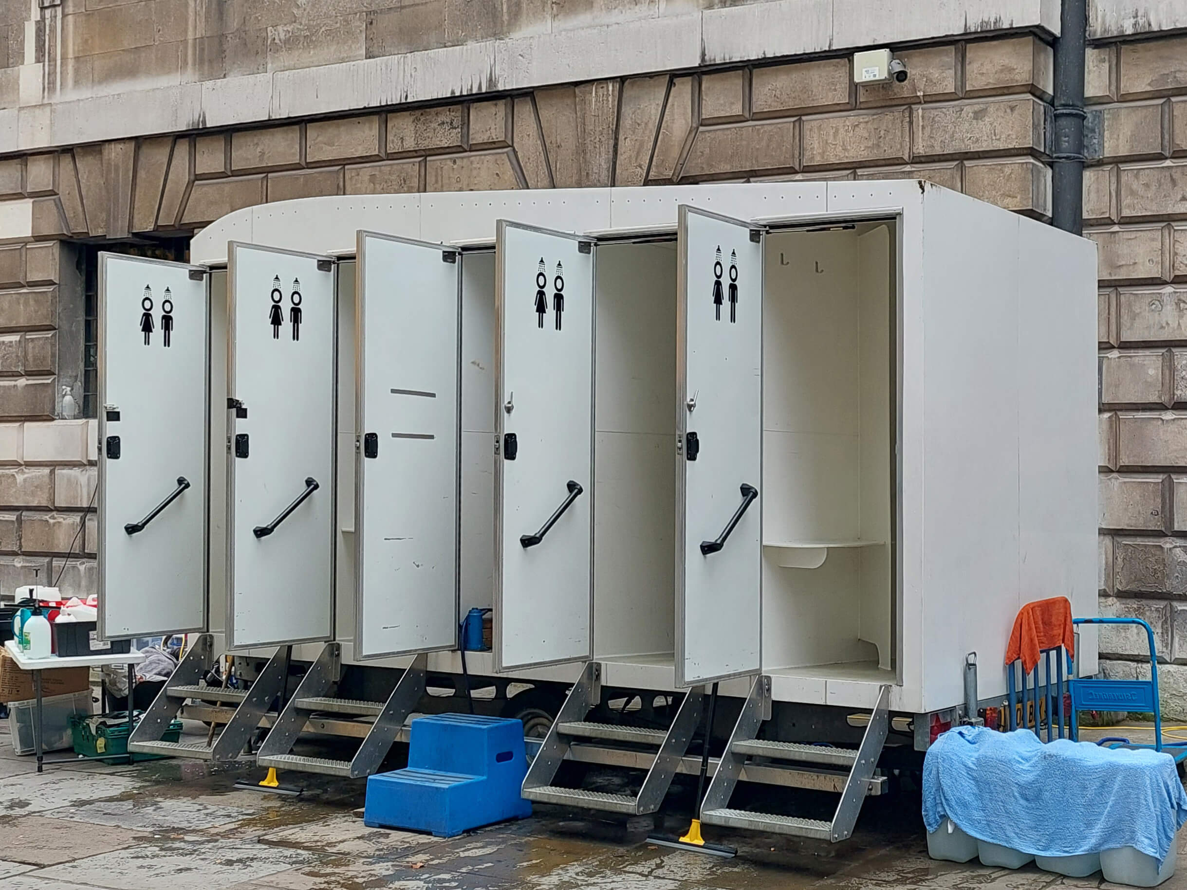 The London ShowerBox trailer which was stolen